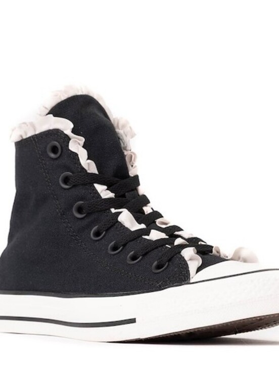 Converse Shoes - Converse Chuck Taylor All Star Frills High-Top Sneaker- Black